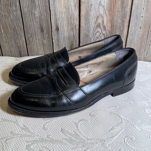 Alden | Shoes | Alden 68 Full Strap Black Leather Loafers Slipons 「スクエアリーフ」 Alden Slip-On Strap Full 681 ドレス/ビジネス